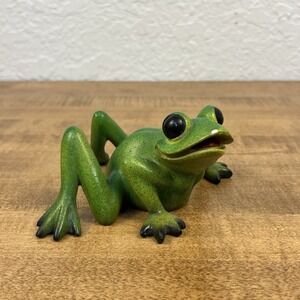 Vintage Tree Frog Bright Green Home Garden Decor